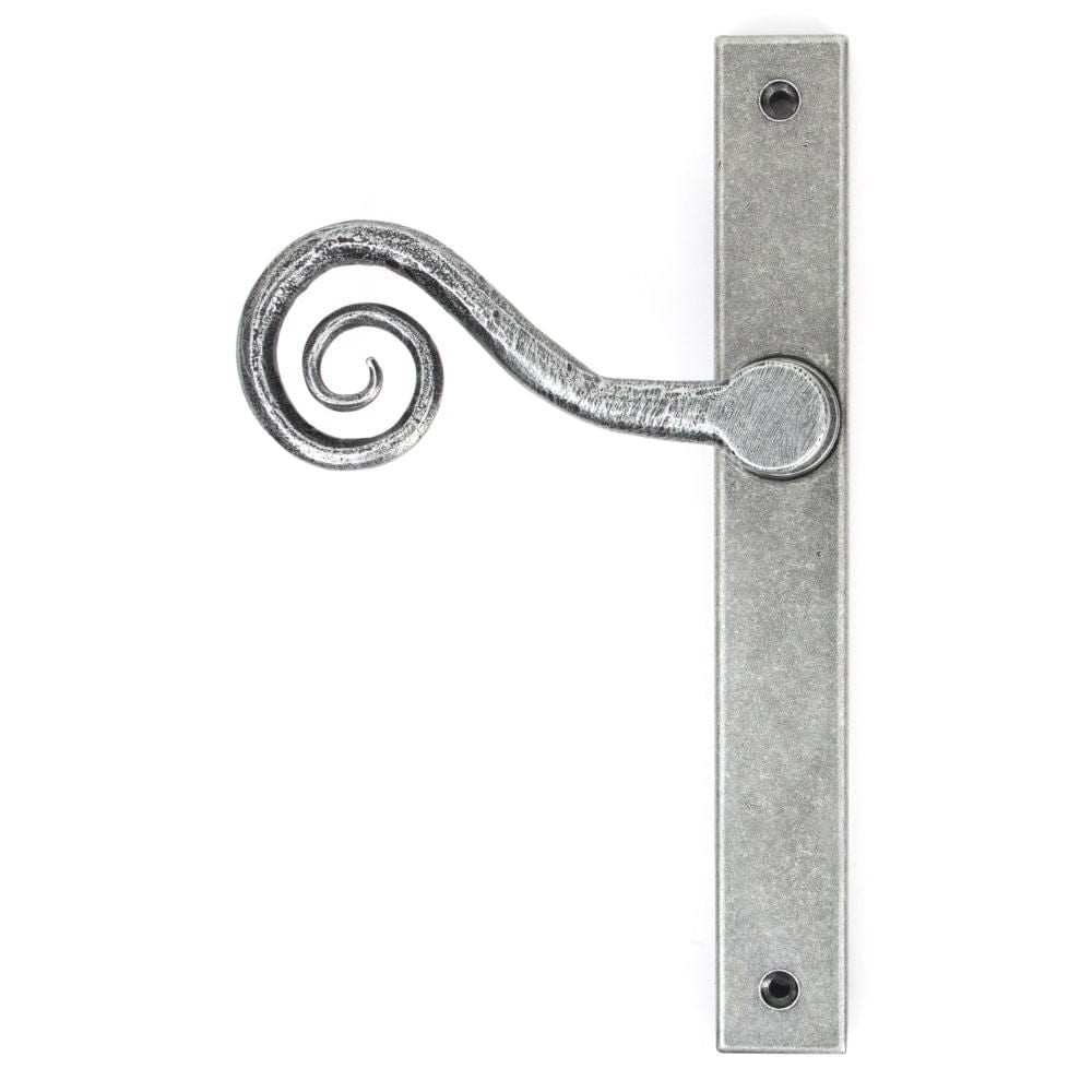 From The Anvil Door Furniture Pewter Patina / Multi Point Latch Set From The Anvil - Pewter Monkeytail Slimline Lever Espag. Latch - RH