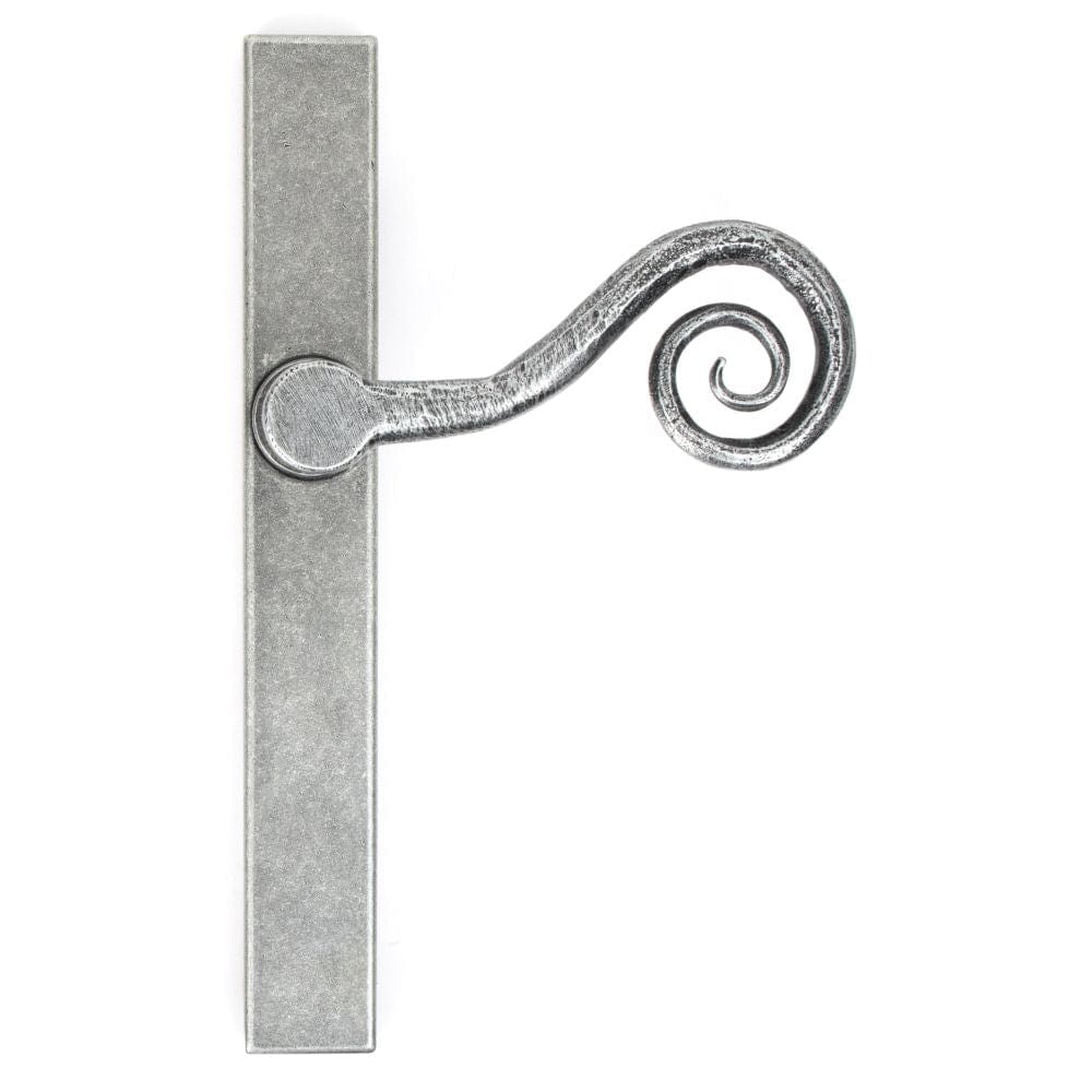 From The Anvil Door Furniture Pewter Patina / Multi Point Latch Set From The Anvil - Pewter Monkeytail Slimline Lever Espag. Latch - RH