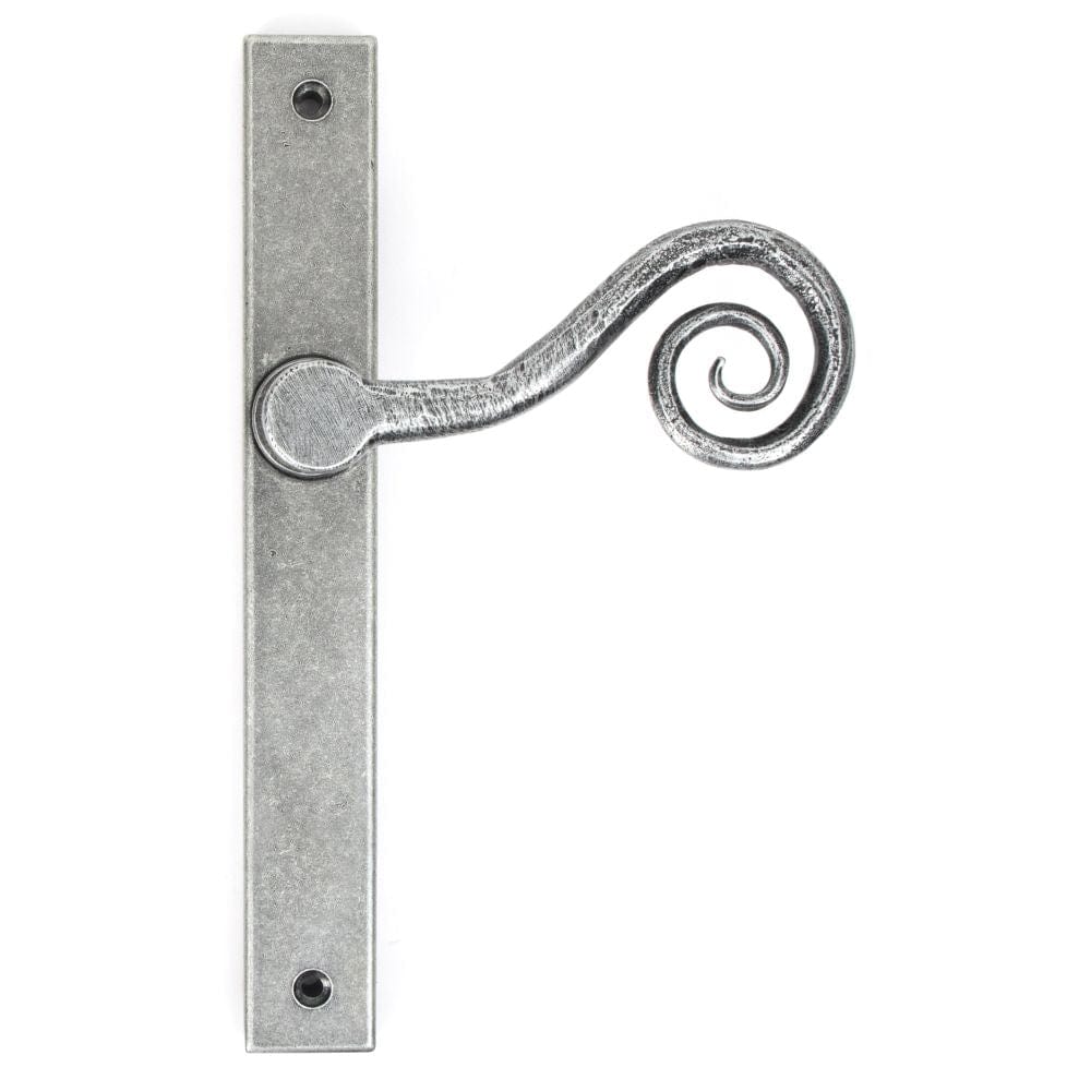 From The Anvil Door Furniture Pewter Patina / Multi Point Latch Set From The Anvil - Pewter Monkeytail Slimline Lever Espag. Latch Set - LH