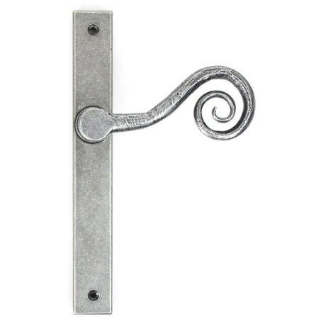 From The Anvil Door Furniture Pewter Patina / Multi Point Latch Set From The Anvil - Pewter Monkeytail Slimline Lever Espag. Latch Set - LH