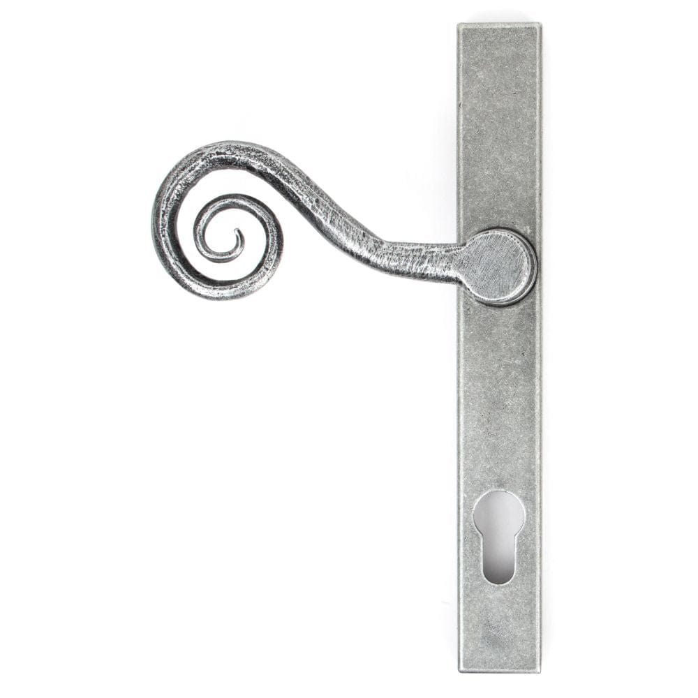 From The Anvil Door Furniture Pewter Patina / Multi Point Lock Set / 92mm c/c From The Anvil - Pewter Monkeytail Slimline Lever Espag. Lock Set - LH