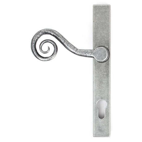 From The Anvil Door Furniture Pewter Patina / Multi Point Lock Set / 92mm c/c From The Anvil - Pewter Monkeytail Slimline Lever Espag. Lock Set - LH
