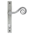 From The Anvil Door Furniture Pewter Patina / Multi Point Lock Set / 92mm c/c From The Anvil - Pewter Monkeytail Slimline Lever Espag. Lock Set - LH