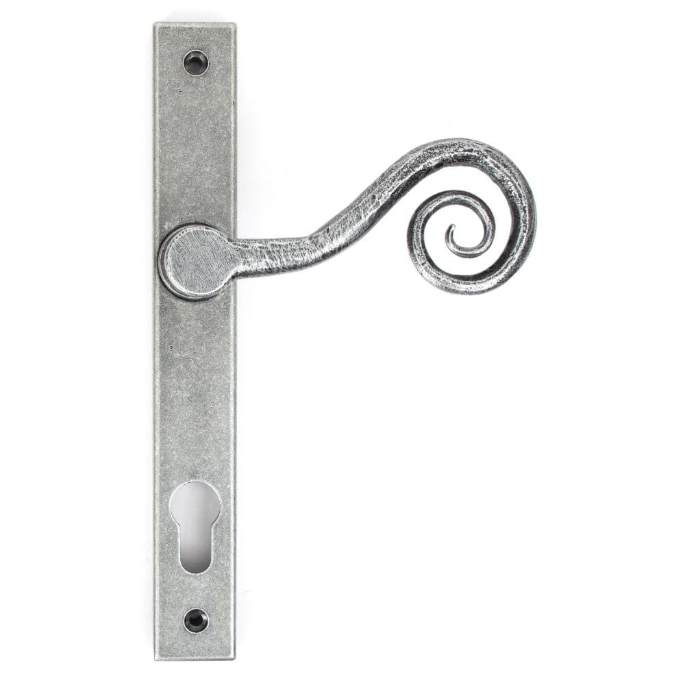 From The Anvil Door Furniture Pewter Patina / Multi Point Lock Set / 92mm c/c From The Anvil - Pewter Monkeytail Slimline Lever Espag. Lock Set - LH