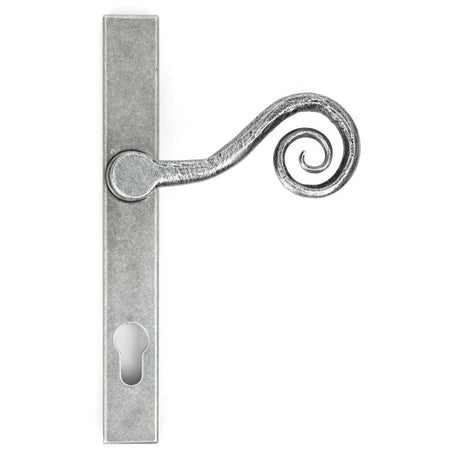 From The Anvil Door Furniture Pewter Patina / Multi Point Lock Set / 92mm c/c From The Anvil - Pewter Monkeytail Slimline Lever Espag. Lock Set - RH