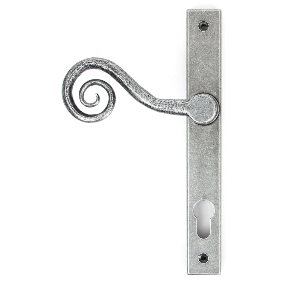 From The Anvil Door Furniture Pewter Patina / Multi Point Lock Set / 92mm c/c From The Anvil - Pewter Monkeytail Slimline Lever Espag. Lock Set - RH