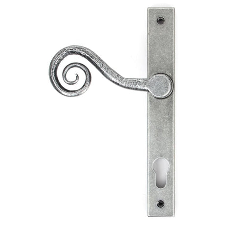 From The Anvil Door Furniture Pewter Patina / Multi Point Lock Set / 92mm c/c From The Anvil - Pewter Monkeytail Slimline Lever Espag. Lock Set - RH