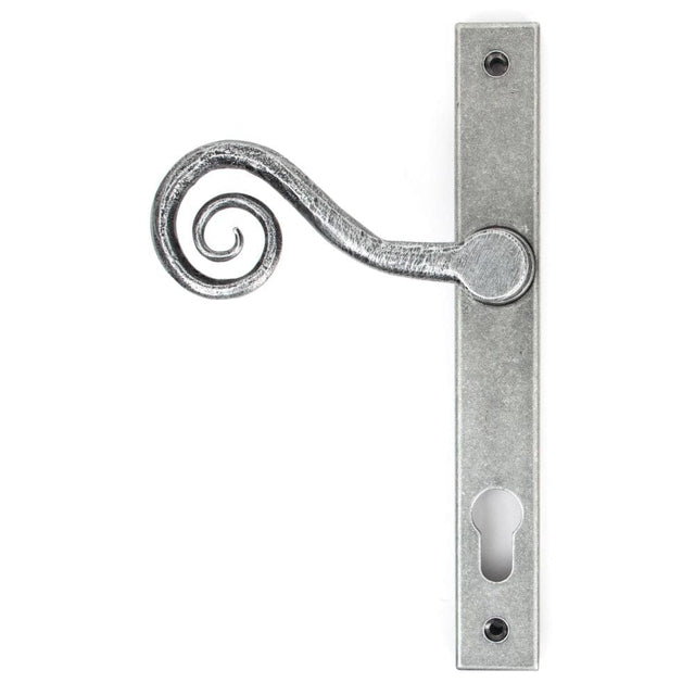 From The Anvil Door Furniture Pewter Patina / Multi Point Lock Set / 92mm c/c From The Anvil - Pewter Monkeytail Slimline Lever Espag. Lock Set - RH