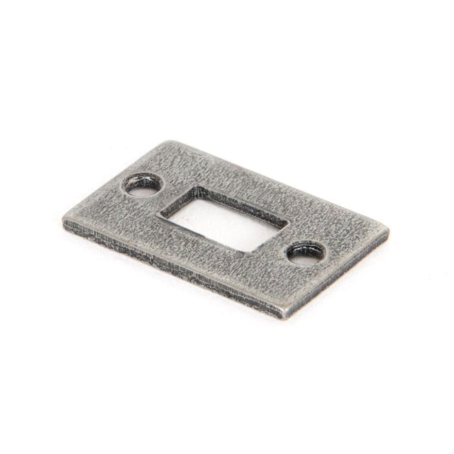 From The Anvil Accessories Pewter Patina / Spares & Accessories From The Anvil - Pewter Mortice Plate For 4" Cranked Bolt