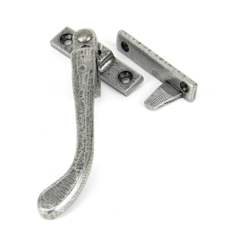 From The Anvil Window Furniture Pewter Patina / Yes / Night Vent From The Anvil - Pewter Night-Vent Locking Peardrop Fastener - LH