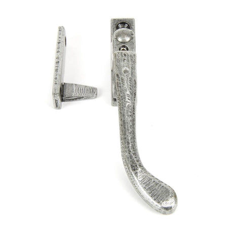 From The Anvil Window Furniture Pewter Patina / Yes / Night Vent From The Anvil - Pewter Night-Vent Locking Peardrop Fastener - RH