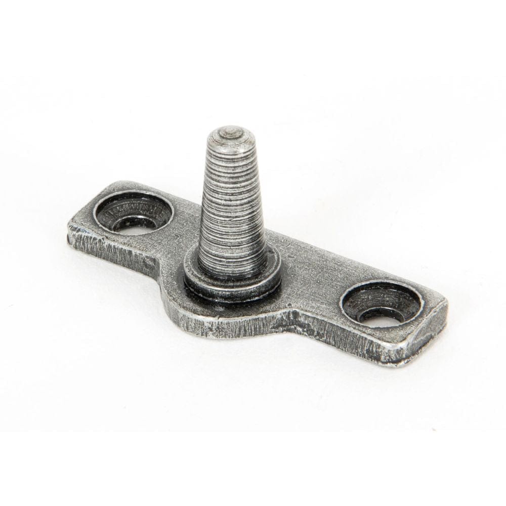 From The Anvil Window Furniture Pewter Patina / Offset Casement Stay Pins From The Anvil - Pewter Offset Stay Pin