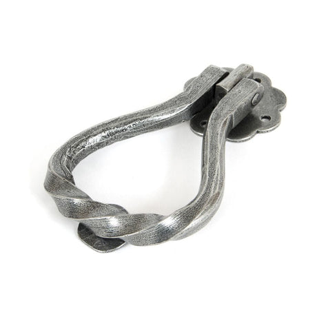 From The Anvil Door Furniture Pewter Patina From The Anvil - Pewter Pear Shaped Door Knocker