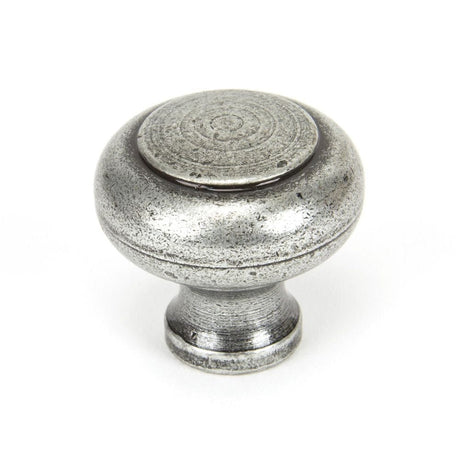 From The Anvil Cabinet Hardware Pewter Patina / Cabinet Knobs / Large From The Anvil - Pewter Regency Cabinet Knob - Large