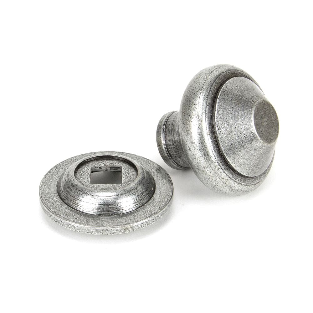 From The Anvil Door Furniture Pewter Patina From The Anvil - Pewter Regency Centre Door Knob