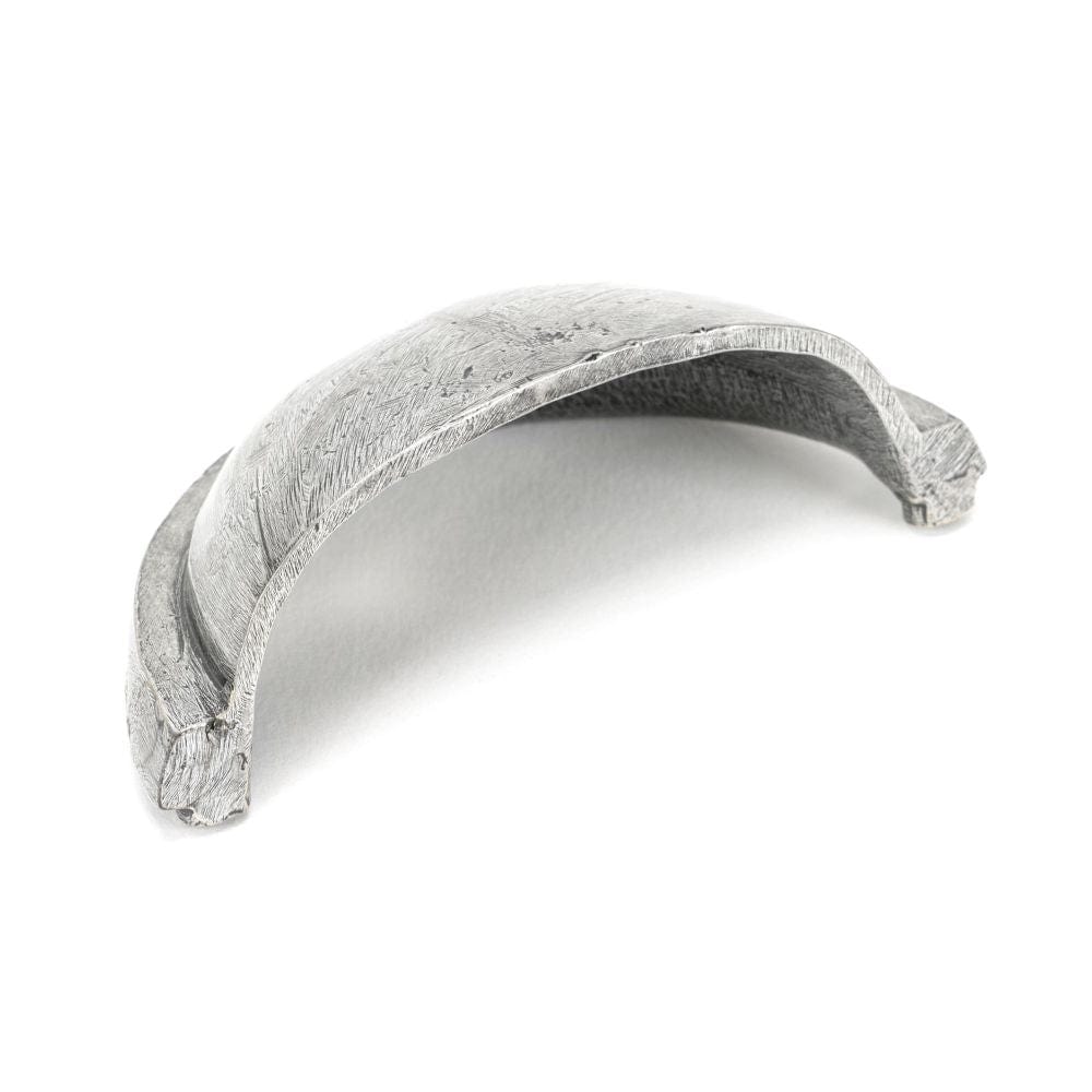 From The Anvil Cabinet Hardware Pewter Patina / Cabinet Cup Pulls From The Anvil - Pewter Regency Concealed Drawer Pull