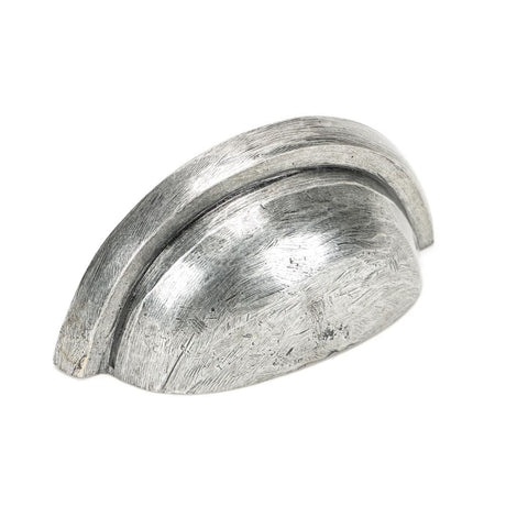 From The Anvil Cabinet Hardware Pewter Patina / Cabinet Cup Pulls From The Anvil - Pewter Regency Concealed Drawer Pull