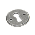 From The Anvil Door Furniture Pewter Patina / Mortice Key Profile Escutcheons From The Anvil - Pewter Regency Escutcheon