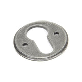 From The Anvil Door Furniture Pewter Patina / Euro Profile Escutcheons From The Anvil - Pewter Regency Euro Escutcheon