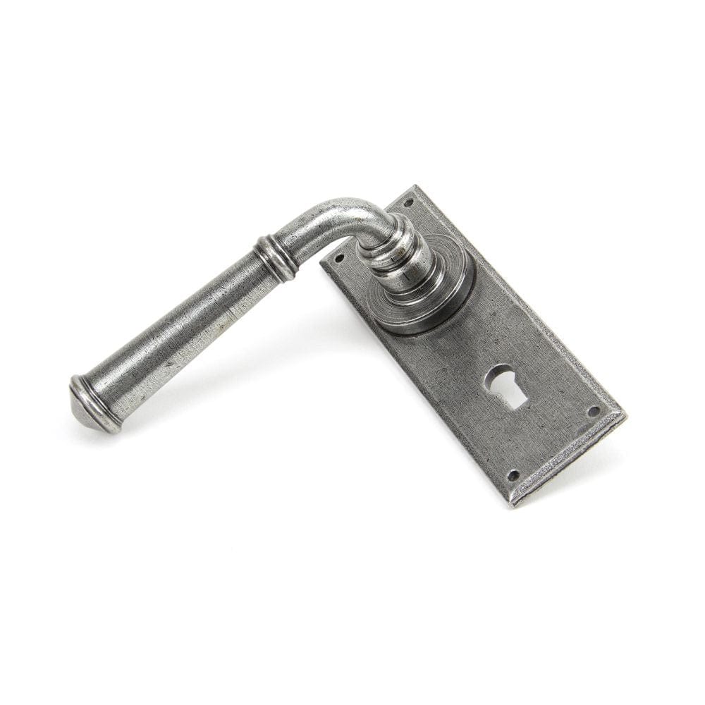 From The Anvil Door Furniture Pewter Patina / Std. Lock Handles From The Anvil - Pewter Regency Lever Lock set