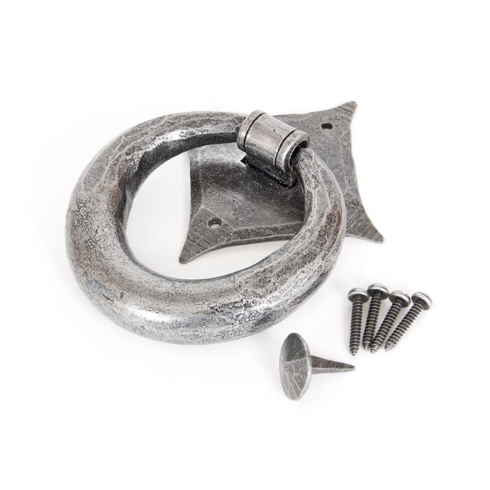 From The Anvil Door Furniture Pewter Patina / Ring Door Knocker From The Anvil - Pewter Ring Door Knocker