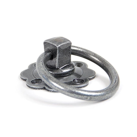 From The Anvil Door Furniture Pewter Patina / Ring Latch From The Anvil - Pewter Ring Turn Handle Set