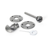From The Anvil Door Furniture Pewter Patina / No From The Anvil - Pewter Round Bathroom Thumbturn