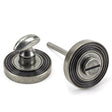 From The Anvil Door Furniture Pewter Patina / No From The Anvil - Pewter Round Thumbturn Set (Beehive)