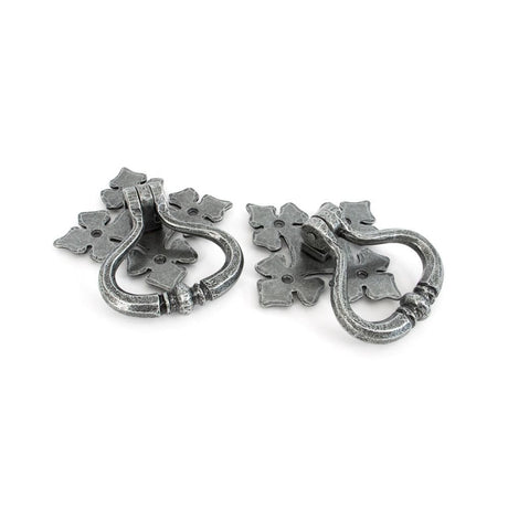 From The Anvil Door Furniture Pewter Patina / Ring Latch From The Anvil - Pewter Shakespeare Ring Turn Set