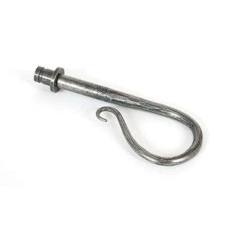 From The Anvil Accessories Pewter Patina / Finials From The Anvil - Pewter Shepherd's Crook Curtain Finial (pair)