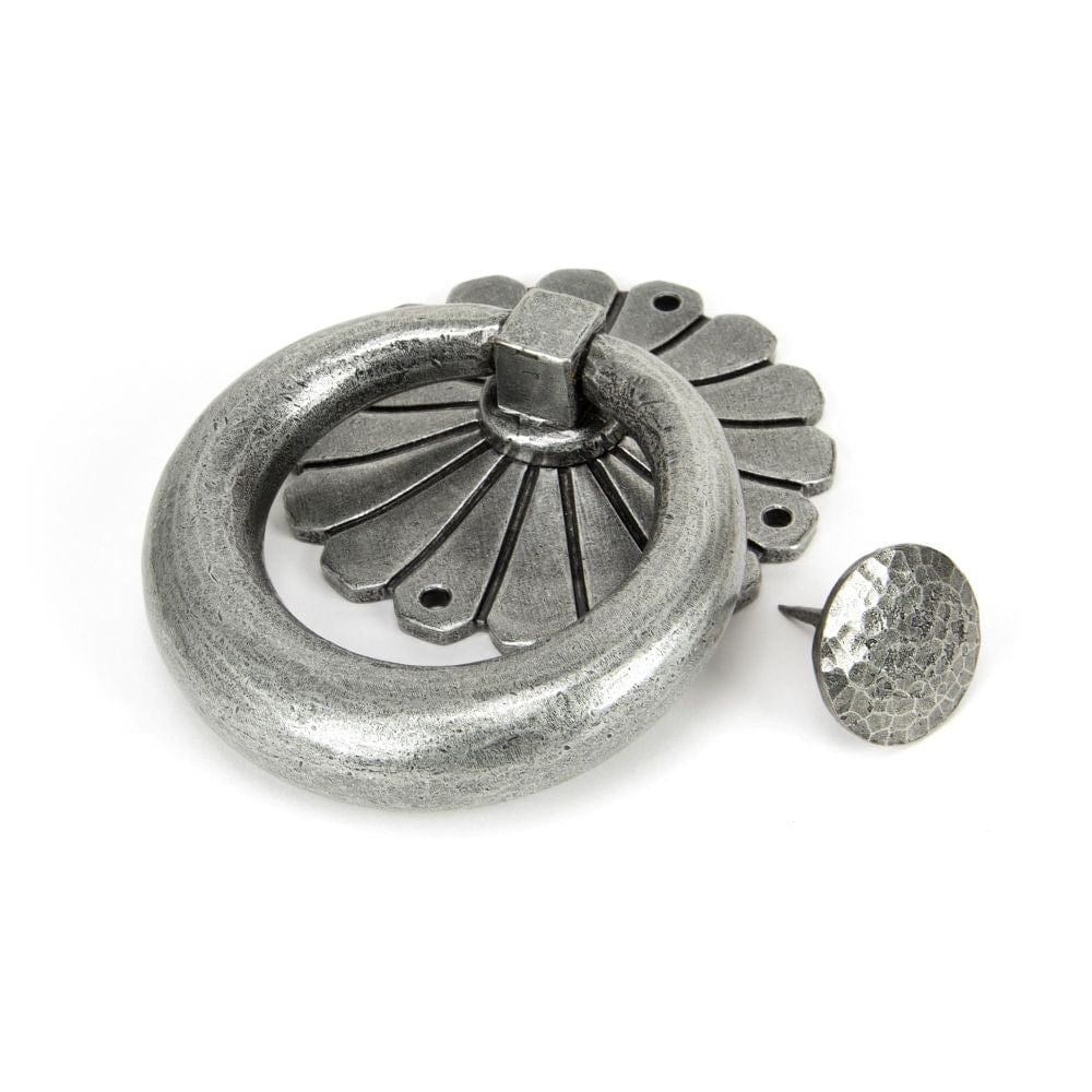 From The Anvil Door Furniture Pewter Patina From The Anvil - Pewter Shropshire Door Knocker