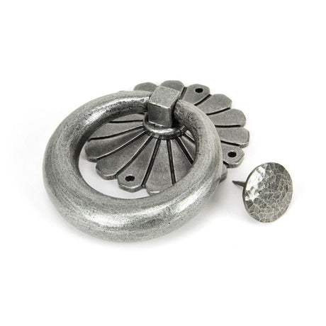 From The Anvil Door Furniture Pewter Patina From The Anvil - Pewter Shropshire Door Knocker
