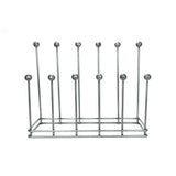 From The Anvil Home & Garden Pewter Patina / Boot Racks From The Anvil - Pewter Six Pair Boot Rack