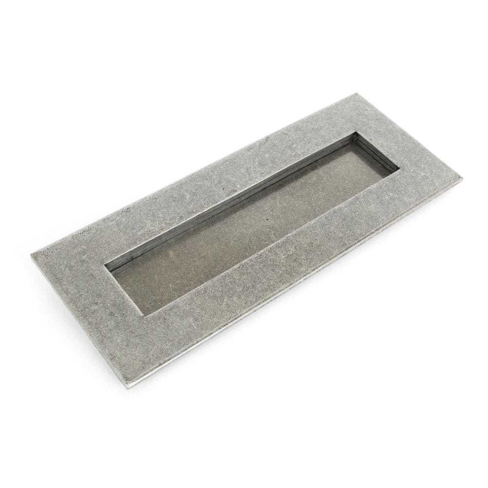 From The Anvil Door Furniture Pewter Patina / Letter Plates / 266 x 110mm From The Anvil - Pewter Small Letter Plate