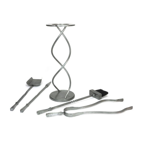 From The Anvil Home & Garden Pewter Patina / Companion Sets From The Anvil - Pewter Spiral Companion Set - Avon Tools