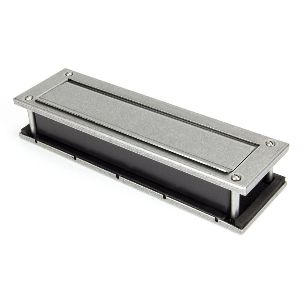 From The Anvil Door Furniture Pewter Patina / Sleeved Letterbox / 315 x 92mm From The Anvil - Pewter Traditional Letterbox