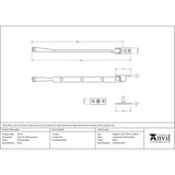 From The Anvil Window Furniture Polished Brass / 10"/250mm From The Anvil - Polished Brass 10" Avon Stay