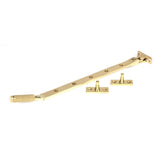 From The Anvil Window Furniture Polished Brass / 12"/300mm From The Anvil - Polished Brass 12" Brompton Stay