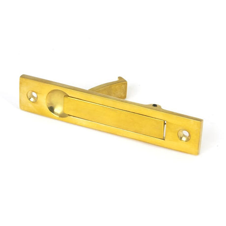 From The Anvil Door Furniture Polished Brass / Door Edge Pull / Rectangular From The Anvil - Polished Brass 125mm x 25mm Edge Pull