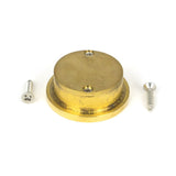From The Anvil Door Furniture Polished Brass / Door Edge Pull / Round From The Anvil - Polished Brass 34mm Round Finger Edge Pull