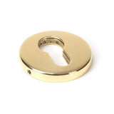 From The Anvil Door Furniture Polished Brass / Euro Profile Escutcheons From The Anvil - Polished Brass 52mm Regency Concealed Escutcheon