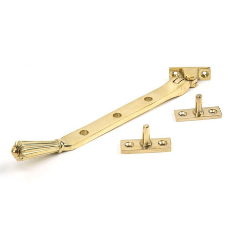 From The Anvil Window Furniture Polished Brass / 8"/200mm From The Anvil - Polished Brass 8" Hinton Stay