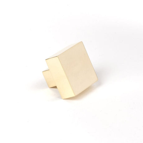 From The Anvil Cabinet Hardware Polished Brass / Cabinet Knobs / 30mm Dia. From The Anvil - Polished Brass Albers Cabinet Knob - 30mm