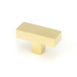 From The Anvil Cabinet Hardware Polished Brass / Cabinet T-Pulls From The Anvil - Polished Brass Albers T-Bar
