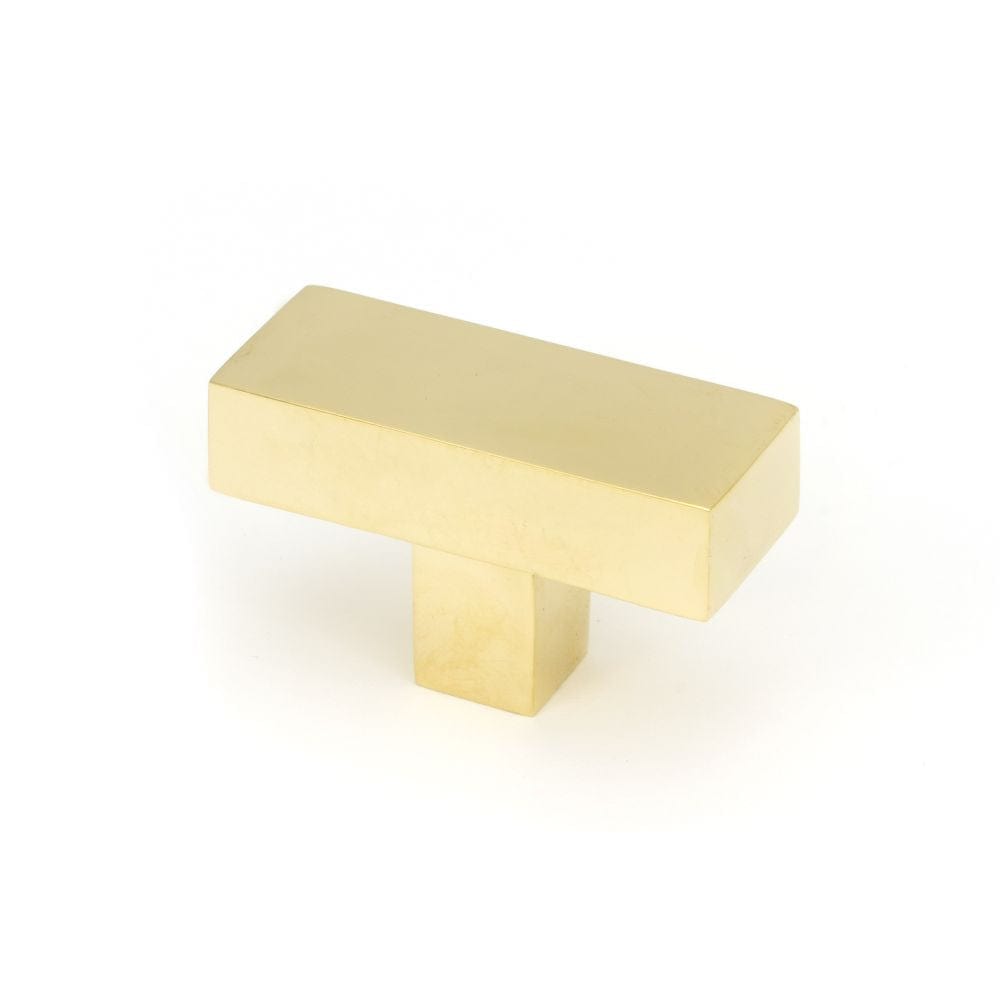 From The Anvil Cabinet Hardware Polished Brass / Cabinet T-Pulls From The Anvil - Polished Brass Albers T-Bar