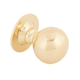 From The Anvil Cabinet Hardware Polished Brass / Cabinet Knobs / 31mm Dia. From The Anvil - Polished Brass Ball Cabinet Knob 31mm