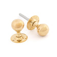 From The Anvil Door Furniture Polished Brass / Mortice Knobs From The Anvil - Polished Brass Ball Mortice Knob Set