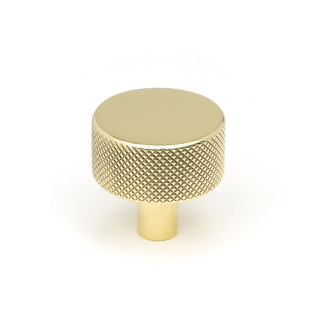 From The Anvil Cabinet Hardware Polished Brass / Cabinet Knobs / 32mm Dia. From The Anvil - Polished Brass Brompton Cabinet Knob - 32mm (No rose)