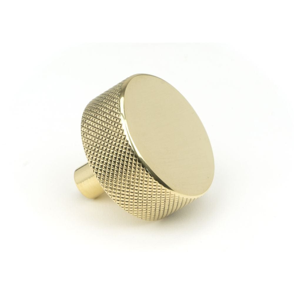 From The Anvil Cabinet Hardware Polished Brass / Cabinet Knobs / 38mm Dia. From The Anvil - Polished Brass Brompton Cabinet Knob - 38mm (No rose)