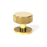 From The Anvil Door Furniture Polished Brass / Mortice/Rim Knobs From The Anvil - Polished Brass Brompton Mortice/Rim Knob Set (Beehive)